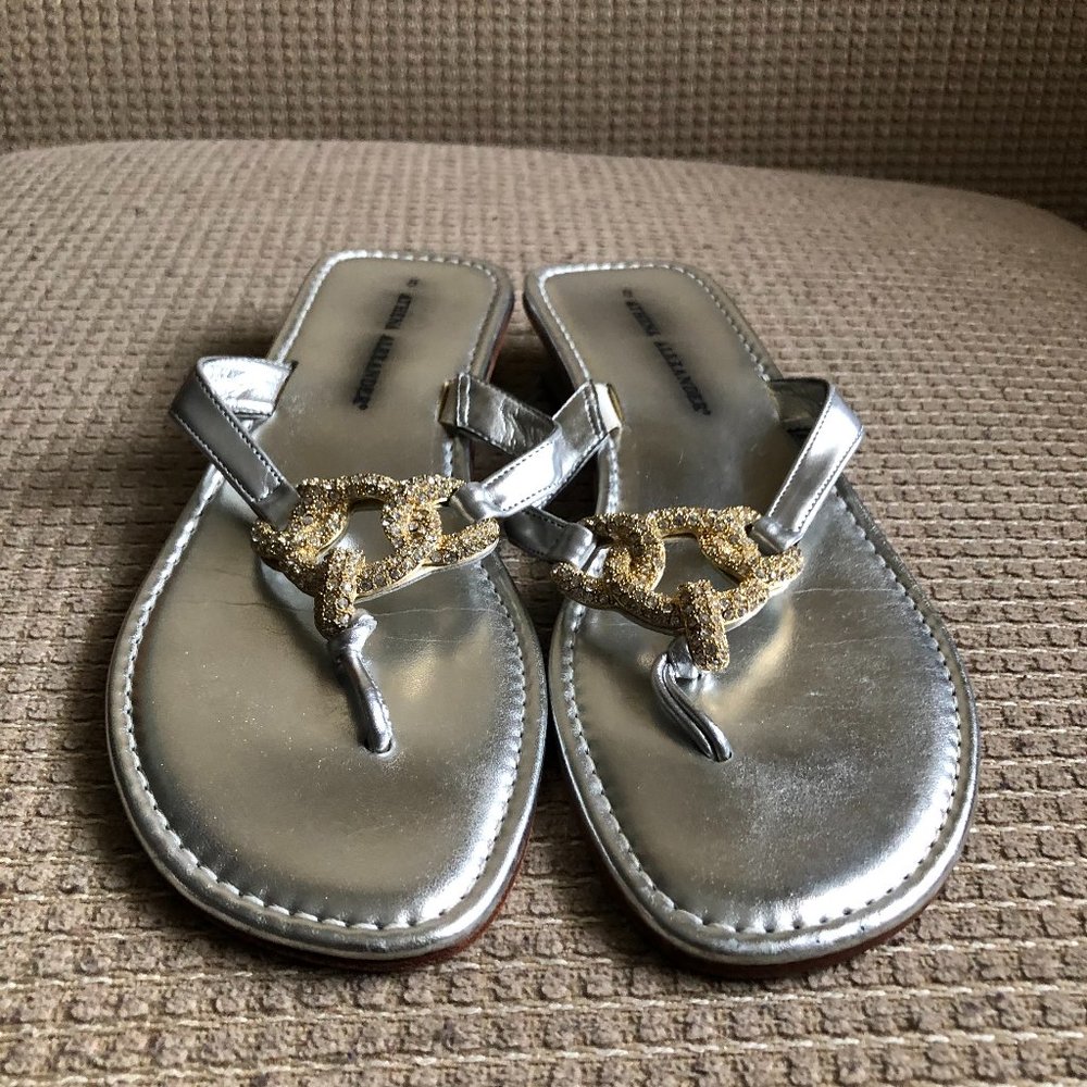 Athena Alexander Women's Silver with Gold Trim